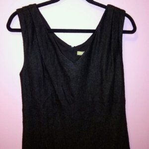 NWT Black Wool Banana Republic Sheath Dress 10